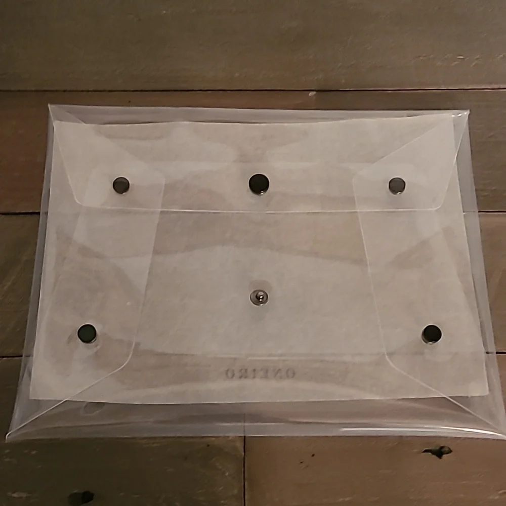 Lot Of 5 ONEIRO Clear Multipurpose Clutch Waterproof Travel Pouch 8